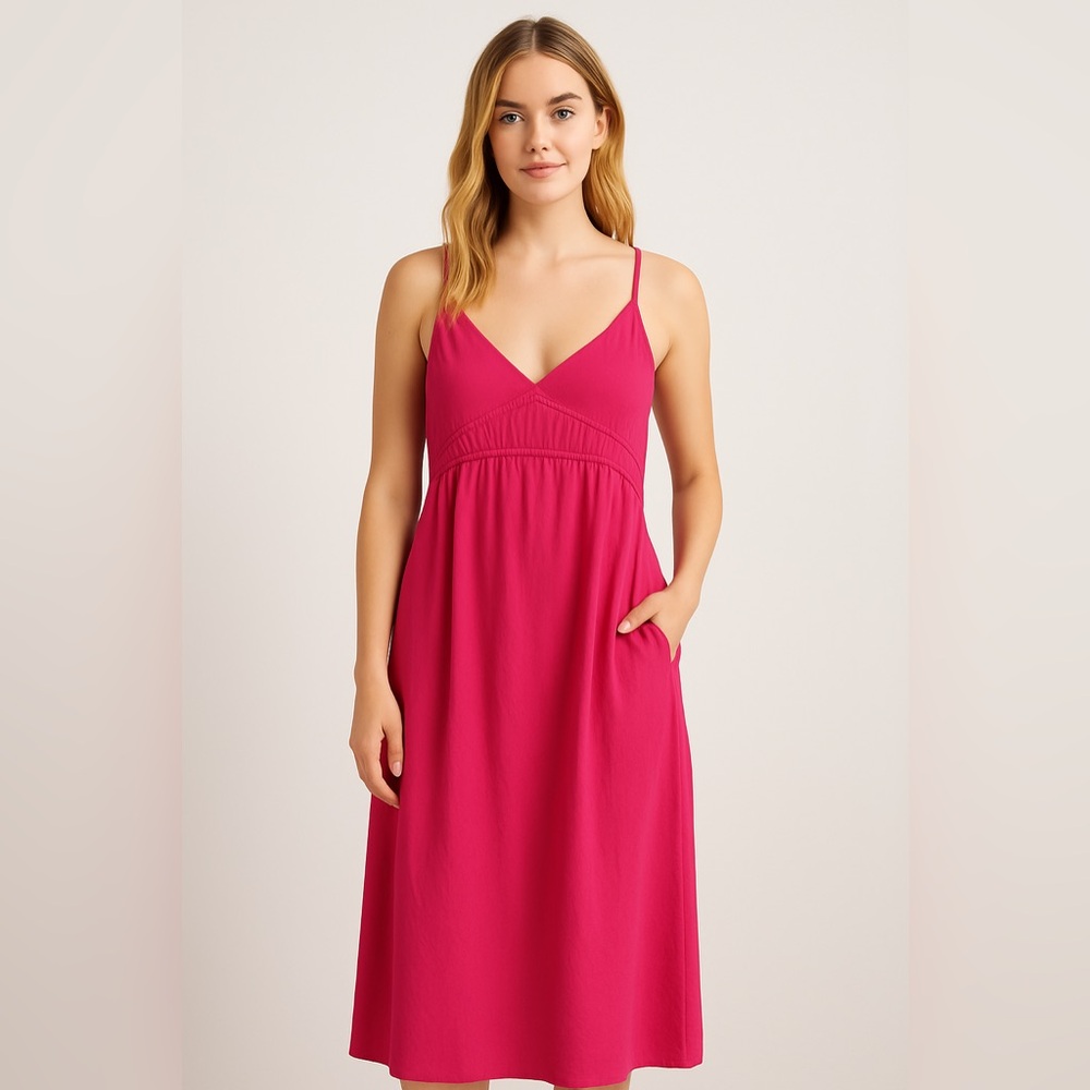 Barbiecore Hot Pink Midi Sundress – A New Day Size L